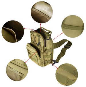 Tactical Military Camping Backpack for Travel, and Hiking 600D Durable Material