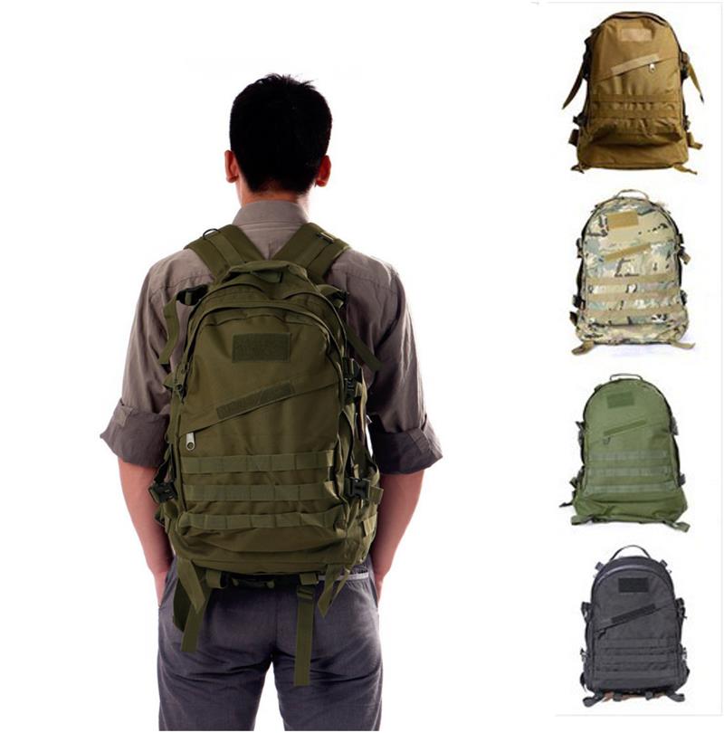 55L 3d outdoor sport military backpack tactical backpack climbing backpack  camping hiking trekking rucksack travel military bag