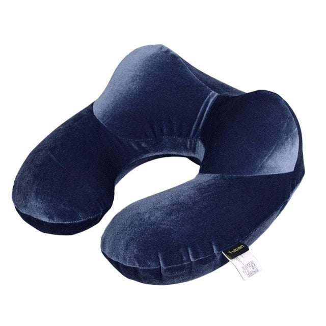 Neck Support Inflatable Pillow for Long Flights