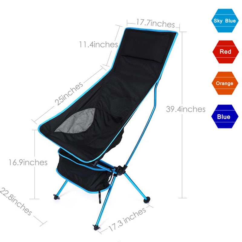 Portable Ultralight Collapsible Camping BBQ Chair