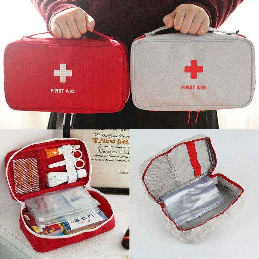 Camping First Aid Kit Emergency Waterproof Medical Bag Outdoor Travel  Survival Kit
