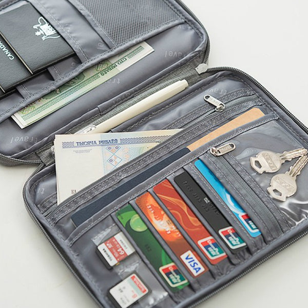 Travel Document Wallet Passport Holder Travel Case Organiser 