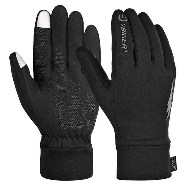 Vbiger Outdoor Running Hiking Waterproof Gloves Men Wear Resistant