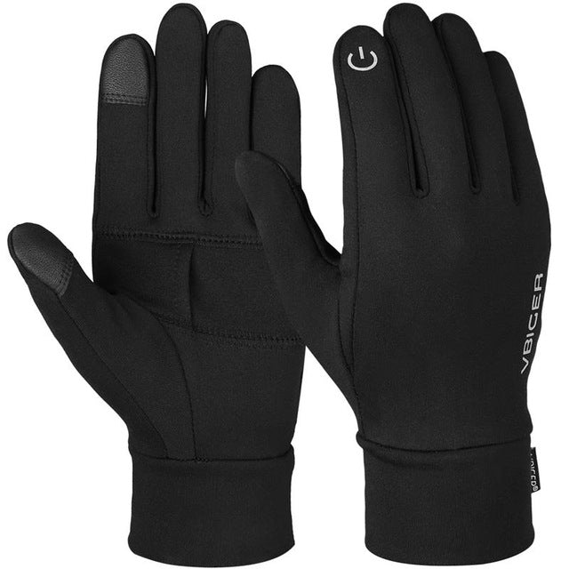 Vbiger Outdoor Running Hiking Waterproof Gloves Men Wear Resistant